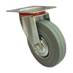 Колесо серое промышленное поворотное 125 мм (SC55)