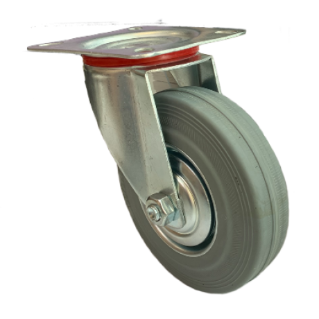 Колесо серое промышленное поворотное 160 мм (SC63)