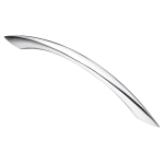 Ручка-скоба острые концы, хром, 128 мм