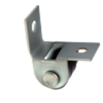Ролик выкатной, Г-образный крепеж, цинк, 15 мм ( 531 )